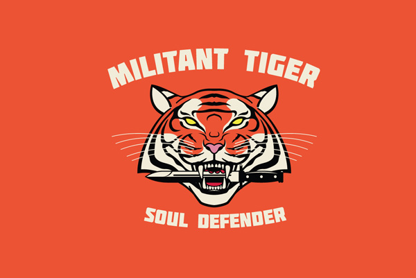 Militant Tiger Logo Template