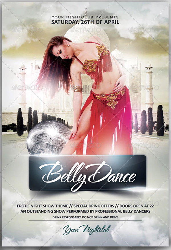 Nightclub Belly Dance Flyer Template