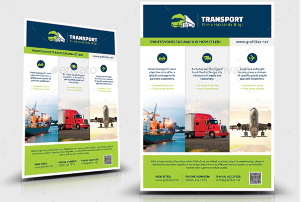 Printable Transport Flyer Templates