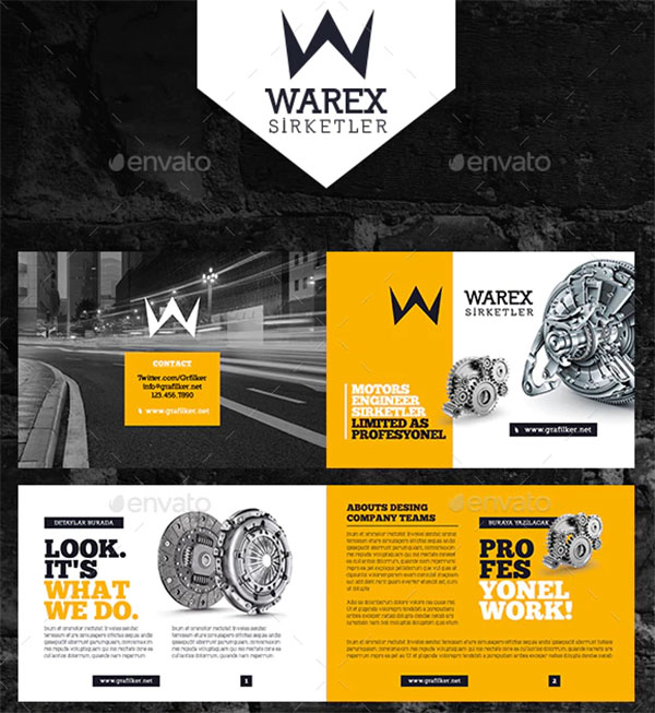 Product Information Brochure Templates