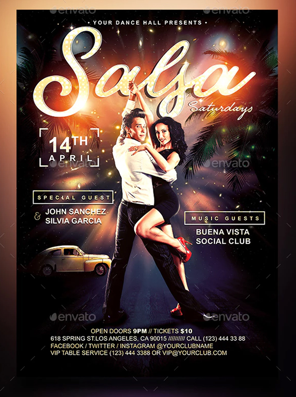 Salsa Saturdays Flyer