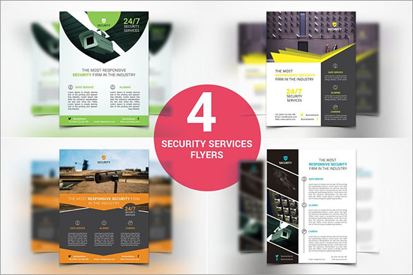 Security Services PSD Flyers