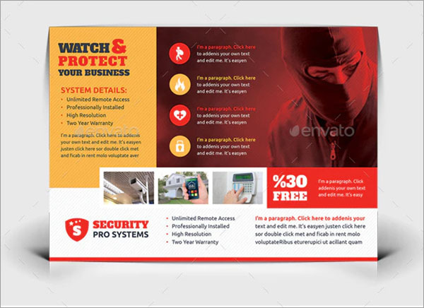 Security Systems Flyer Templates