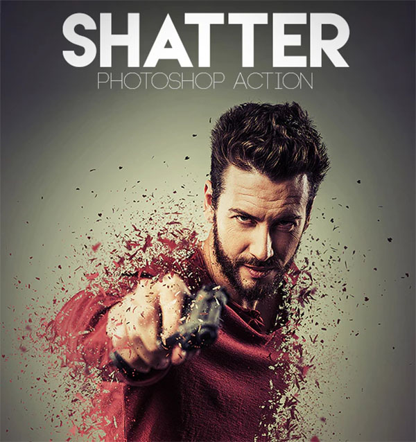 Shatter Photoshop Action