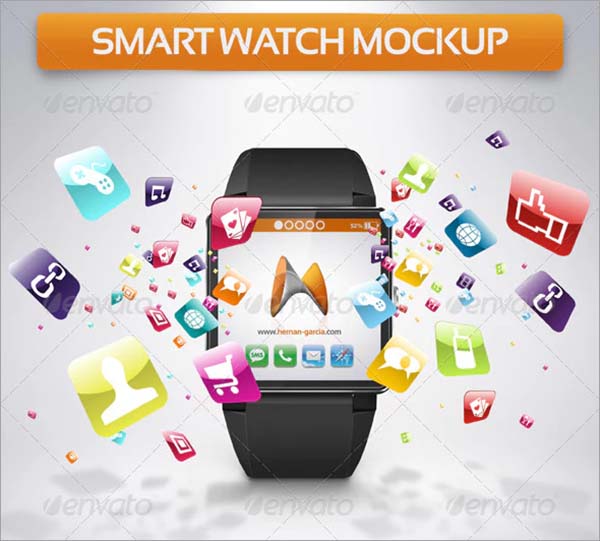 Smart Watch PSD Mockup