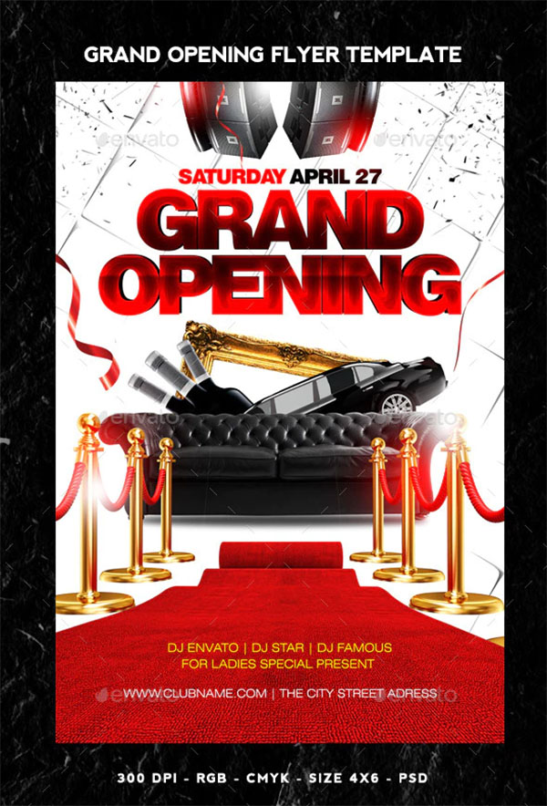 Special Grand Opening Flyer