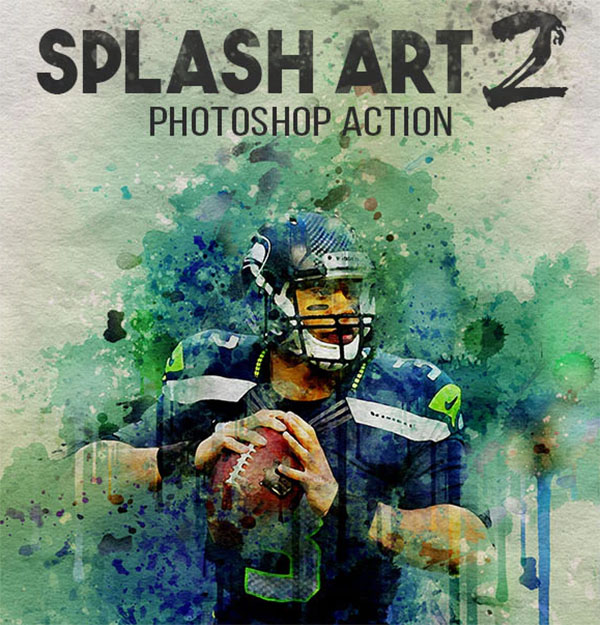 Splash Art 2 Photoshop Action
