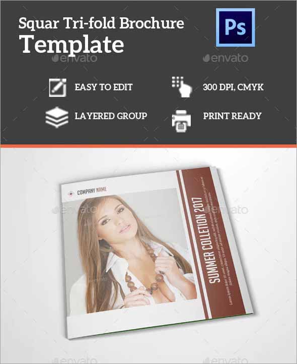 Square Tri-fold Product Brochure