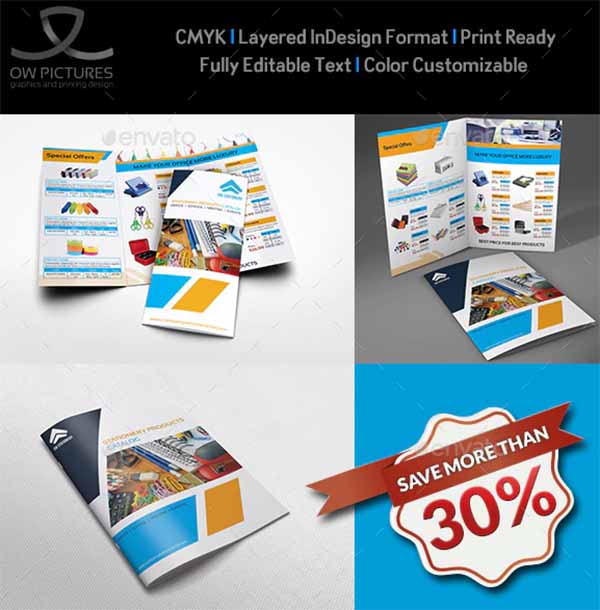 Stationery Products Catalog Brochure Bundle