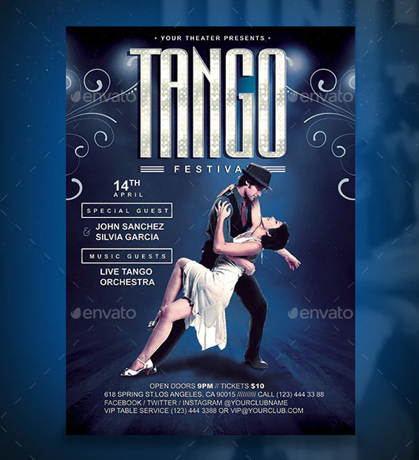 Tango Festival Flyer