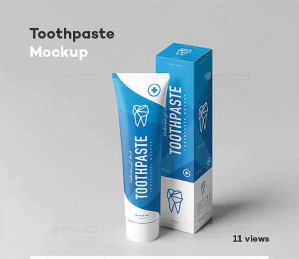Toothpaste Mockup Design