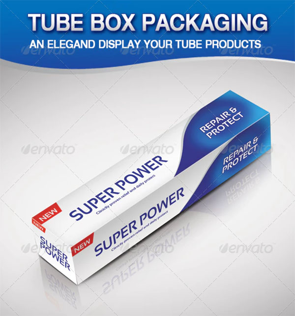 Tube & Toothpaste Packaging Mockup