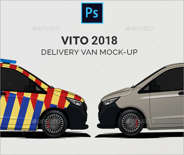 Vito 2018 Delivery Van Mock-Up