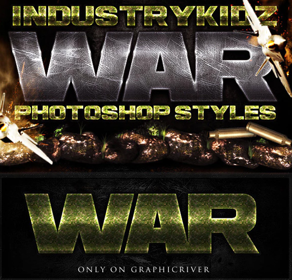 War Photoshop Layer Styles