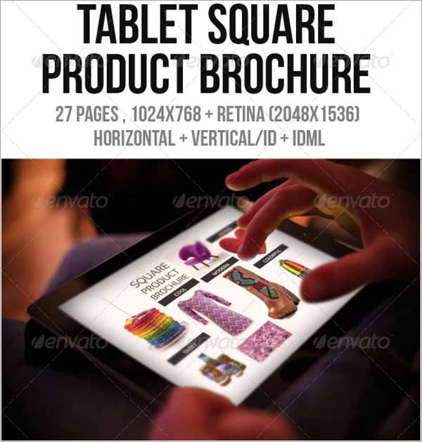 iPad & Tablet Square Product Brochure