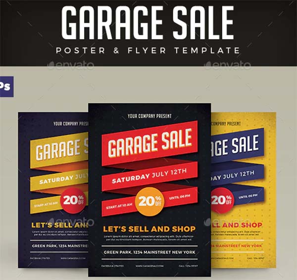 Advertisement Garage Sale Flyer