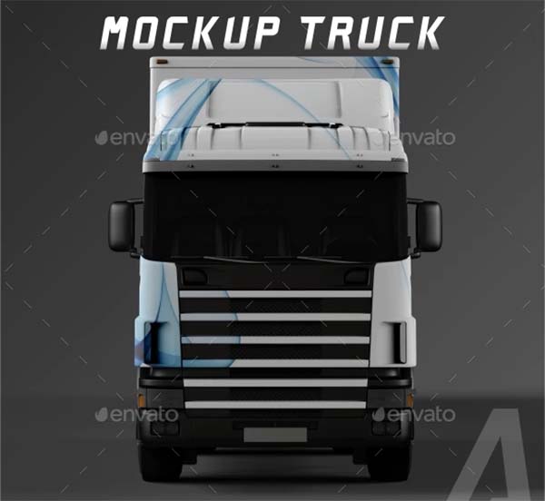 Automobile Truck Mockup