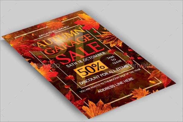 Autumn Garage Sale Flyer