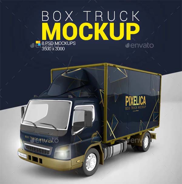 Box Truck Mockup