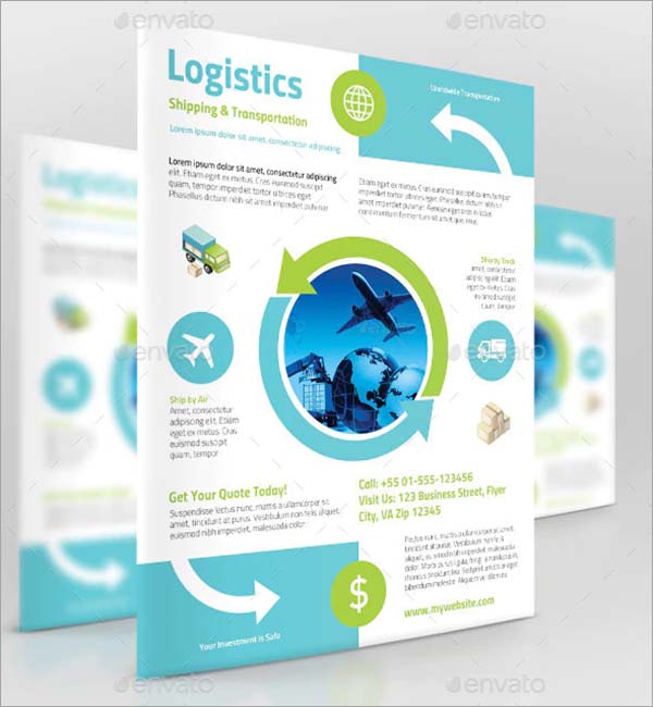 Business Promotion Logistics Flyer