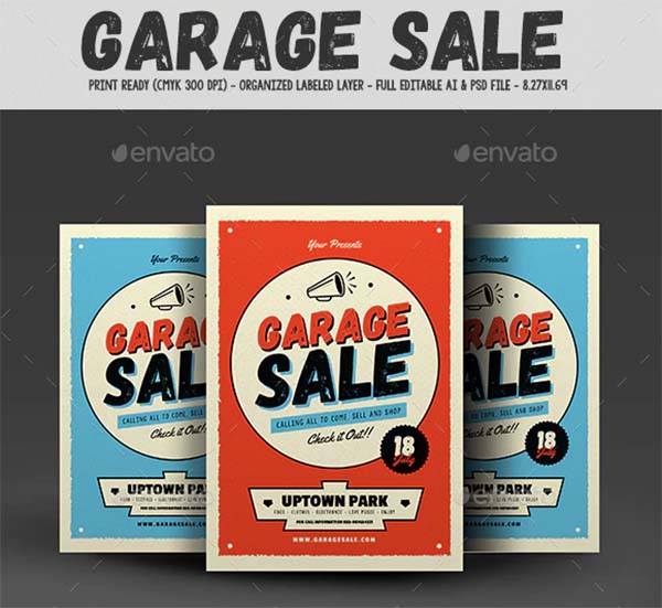 CMYK Garage Sale Flyer