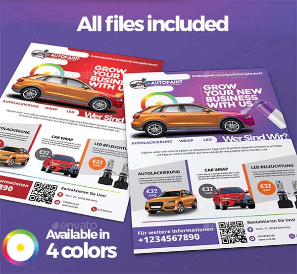 Car Paint Flyer Template