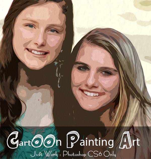 Cartoon Painting Art Photoshop Action