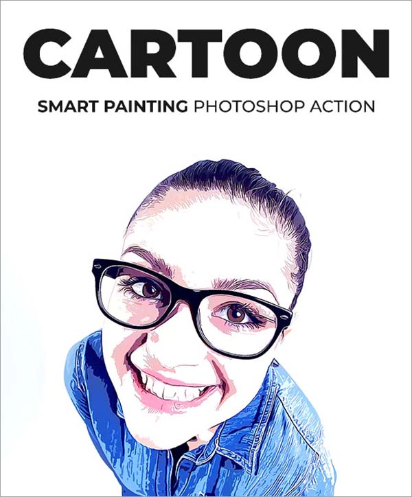 Best Cartoon Actions Free PSD Actions Download