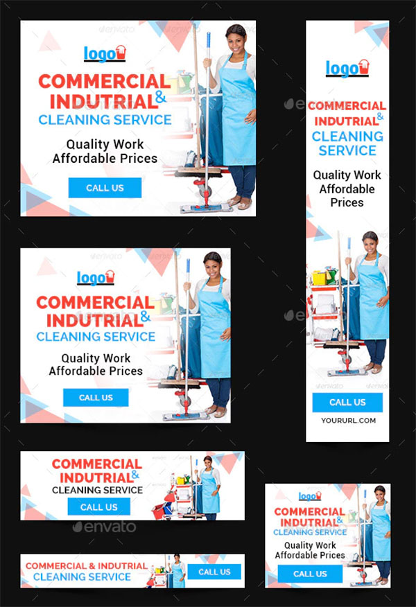 Cleaning Service Banner Templates