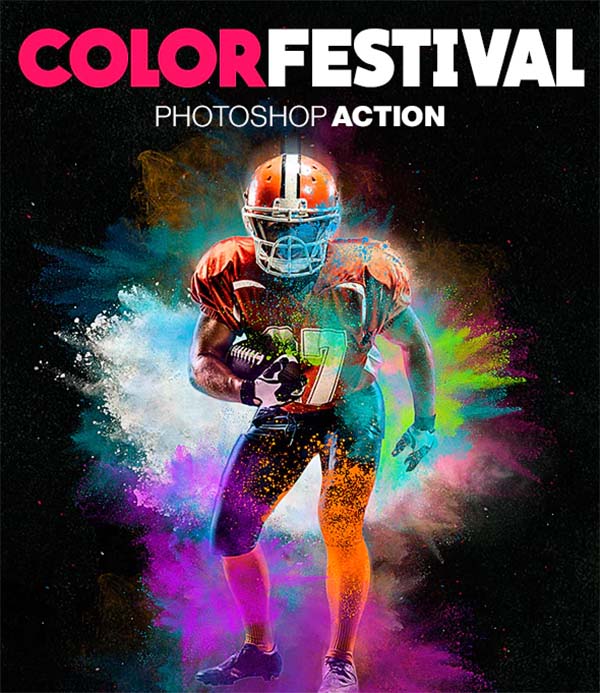Color Festival Photoshop Dust Action