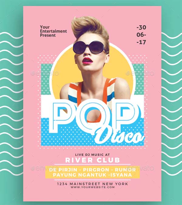 Creative Pop Disco Flyer