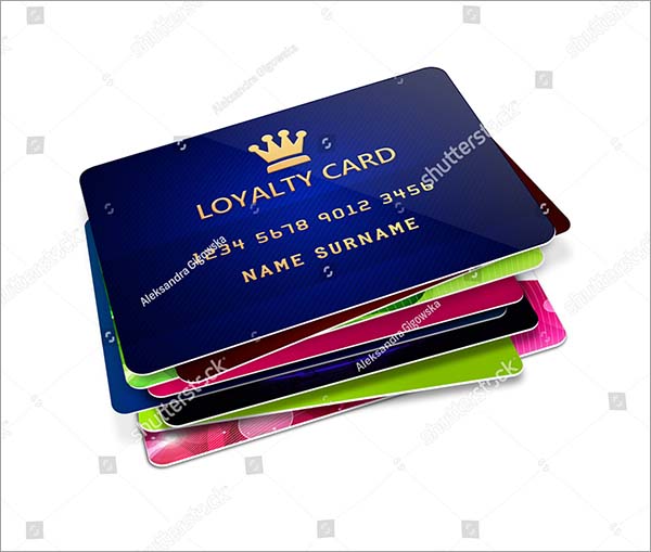 Credit Loyalty Cards Template