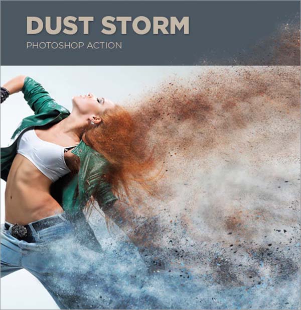 Dust Storm Photoshop Action