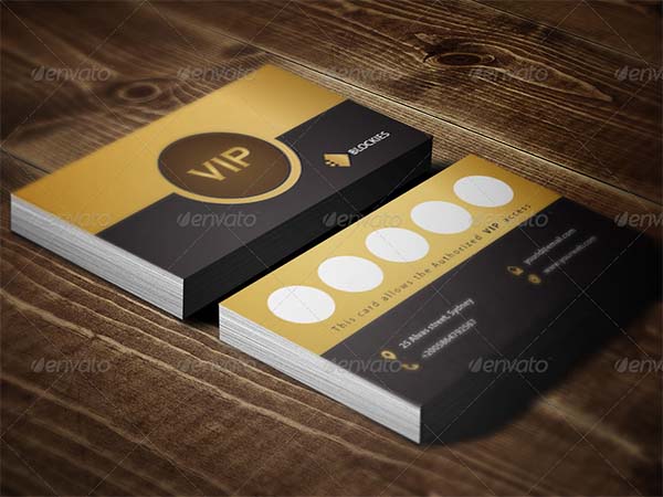 Exclusive Loyalty Card Template