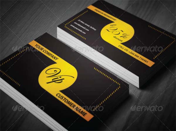 Exclusive VIP Loyalty Card Template