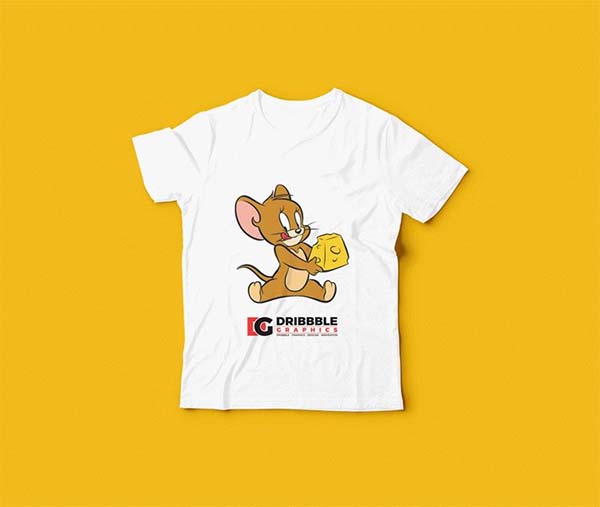 Free Kids T-Shirt Mockup Design
