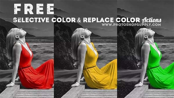 Free Selective Color Photoshop Action