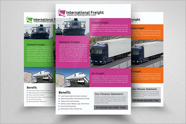 Freight & Logistics Services Flyer Design
