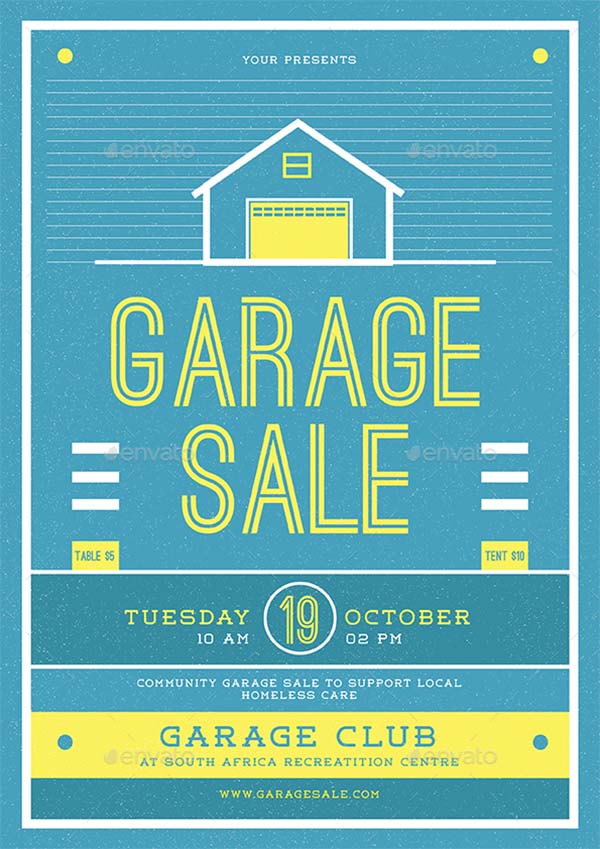 Garage Sale Flyer Design