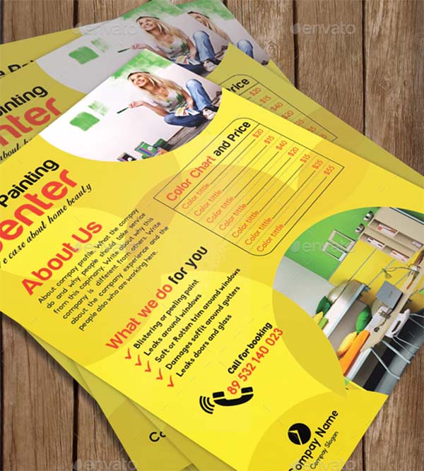 Home Painting Flyer Template