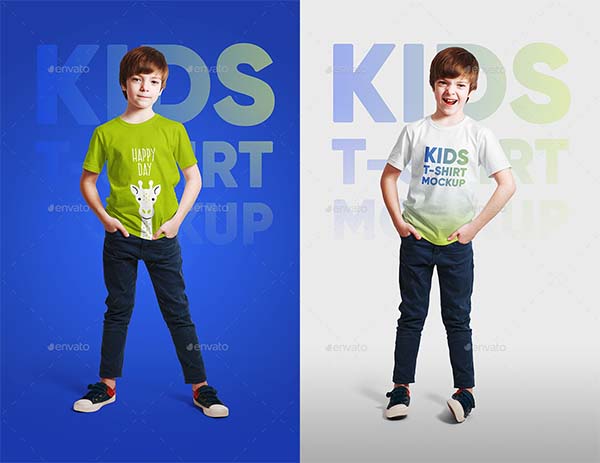 Kids Boy T-Shirt Mockups