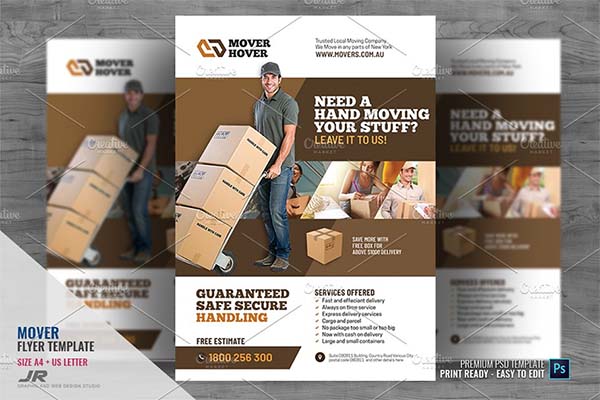 Mover and Logistic Services Flyer