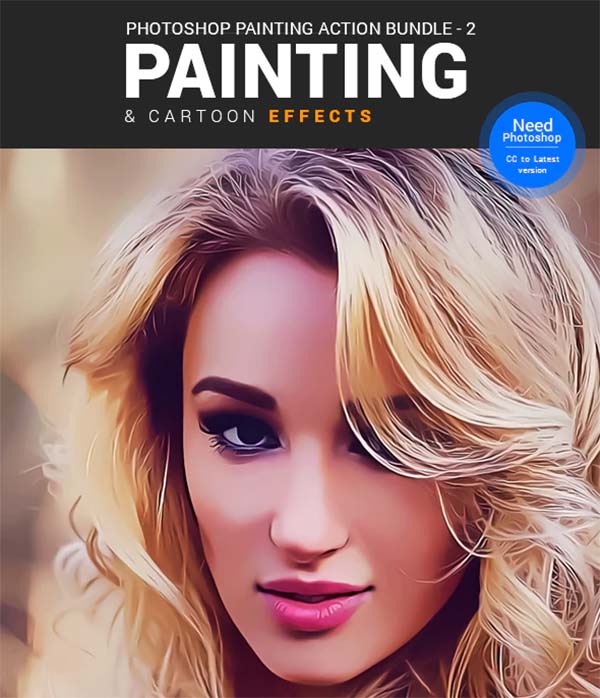 Painting & Cartoon Action Bundle