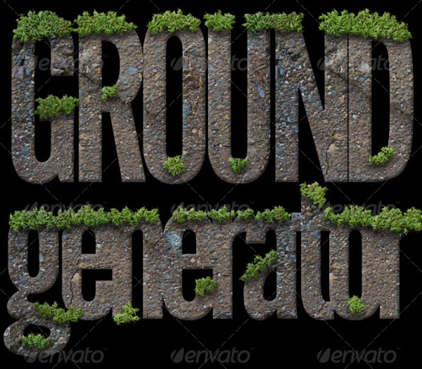 Photorealistic Grassy Ground Generator Action