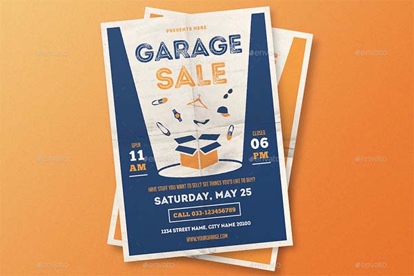 Print Garage Sale Flyer Template