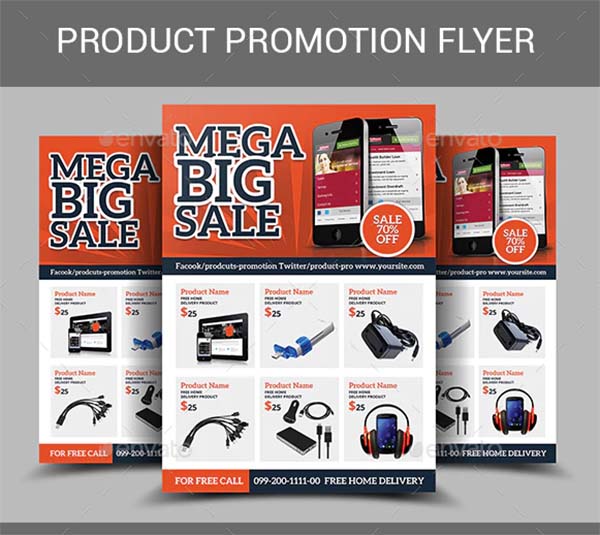 Product Promotion Flyer PSD Design