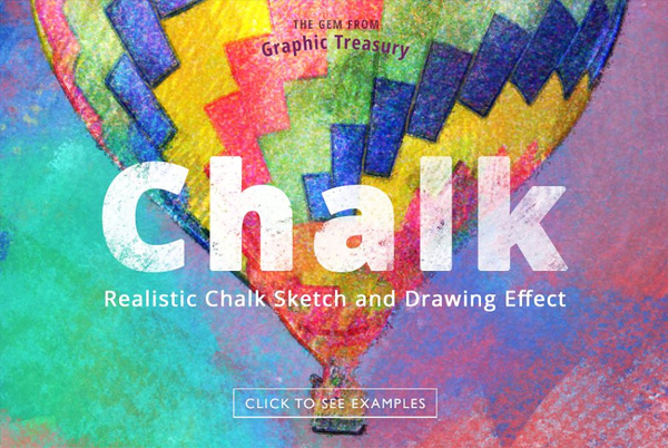 Realistic Chalk Drawing Effect Action