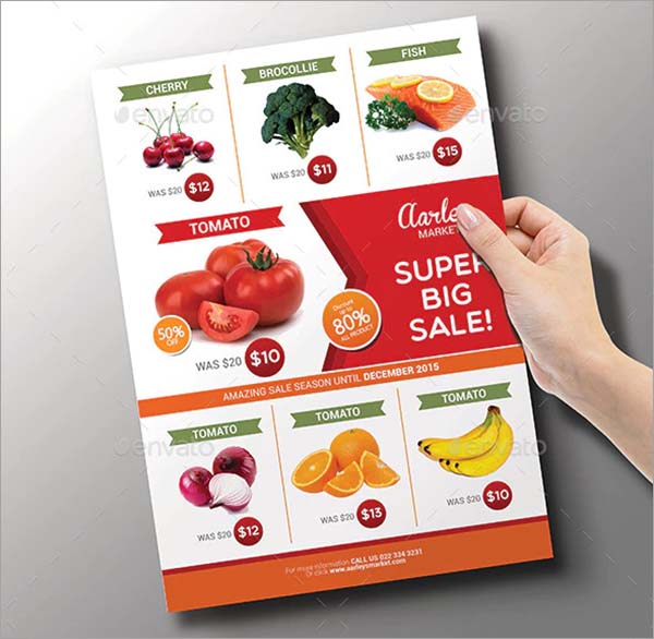 Supermarket Product Flyer Design