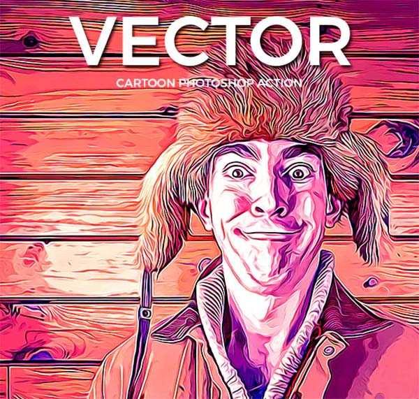 Vector Cartoon Photoshop Action