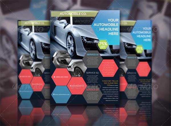 Automobile Flyer Templates